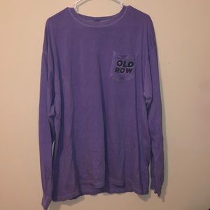 XL Purple Old Row Long Sleeve